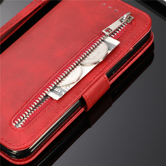 Samsung S9/S10/S20/S21/Note10/Plus/Ultra/FE Flip Leather Zipper Wallet Case