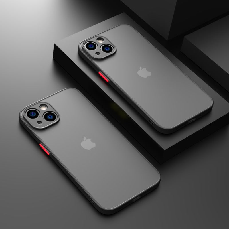 iPhone 13 Series Shockproof Armor Matte Case
