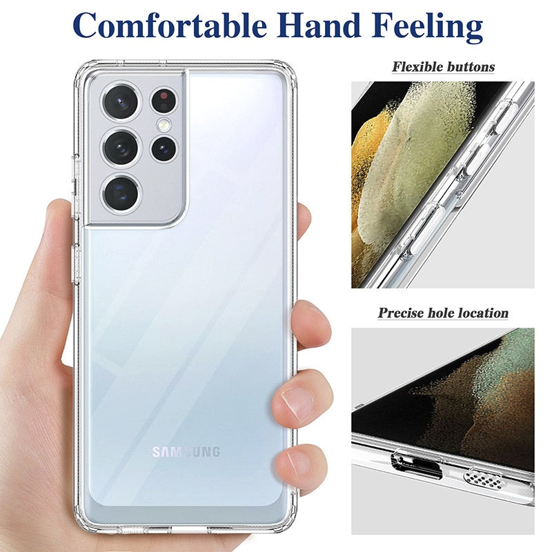 Samsung S22/Plus/Ultra Shockproof Clear Case