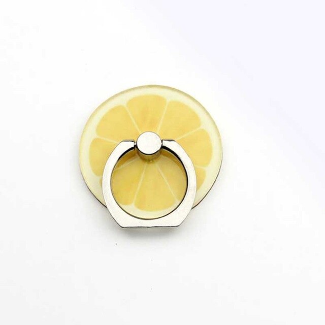 Cute Lemon Fruits Phone Ring Holder