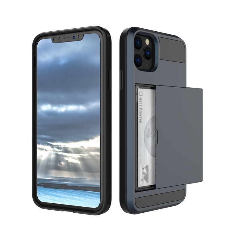 iPhone 12 Series Slide Cardholding Case