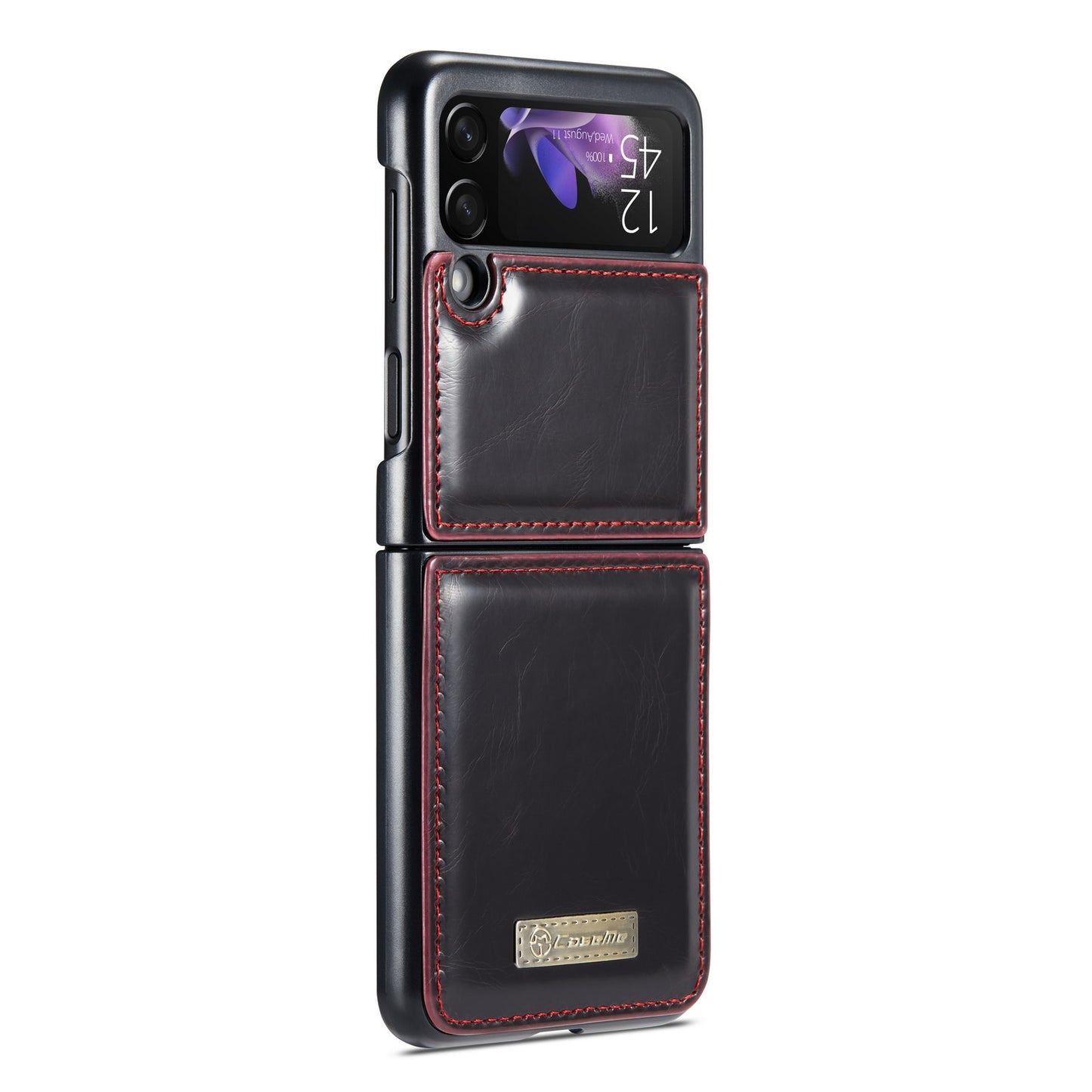 Shockproof Samsung Galaxy Z Flip 3 5G Leather Case