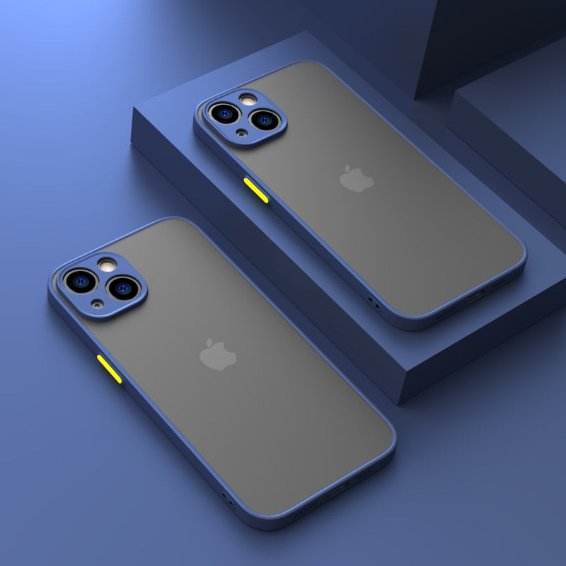 iPhone 12 Series Shockproof Armor Matte Case