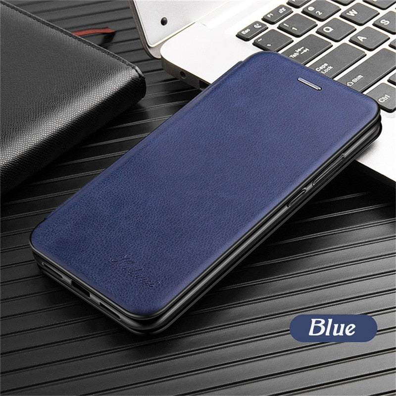 Samsung S20/Note20/S10/Note10/Plus/Ultra/FE Slim Leather Cardholder Case