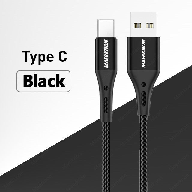 3A Fast Charging Bending Resistant Micro USB Cable/5A Type C Cable Fast Charging Cable
