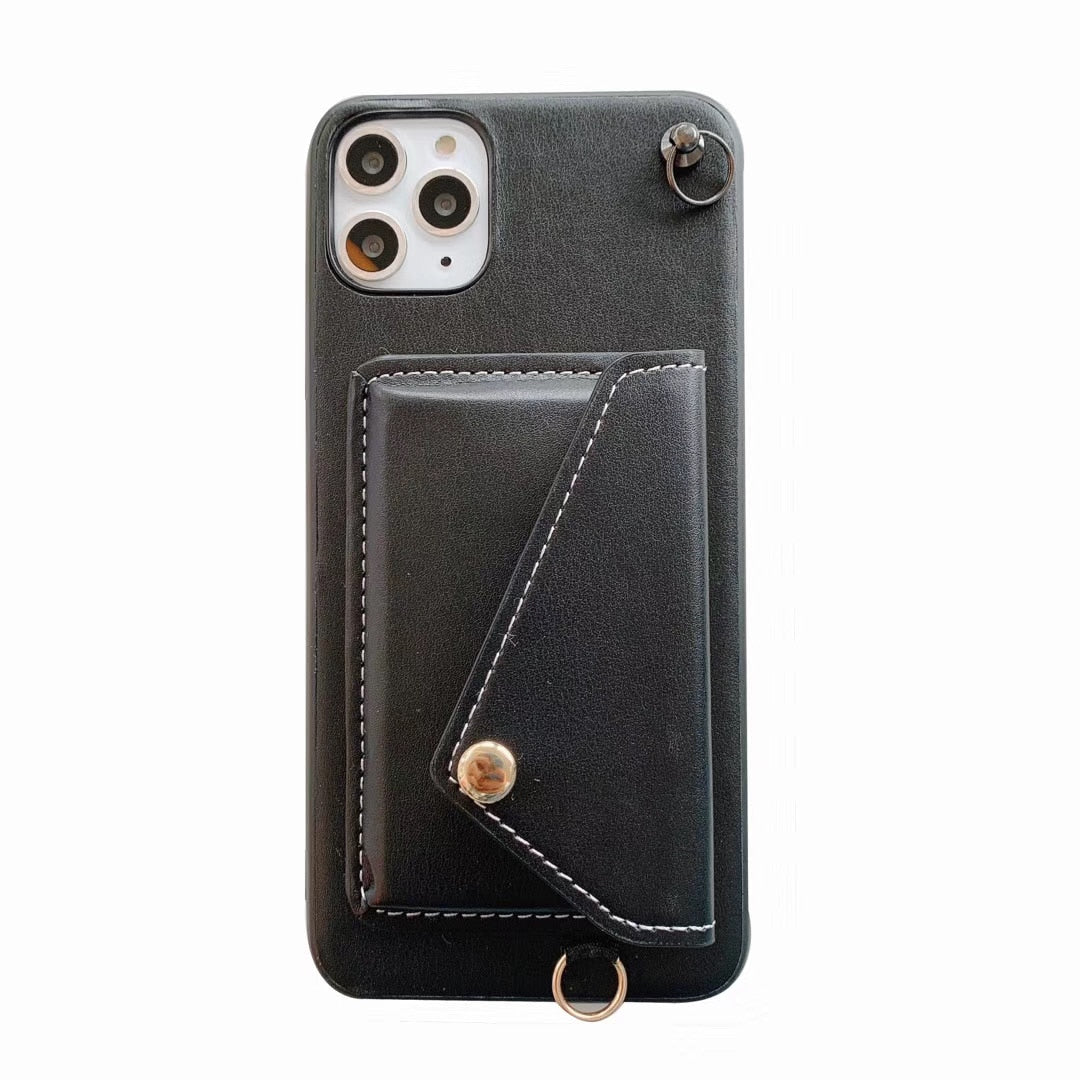 iPhone 12 Series Luxury Crossbody Wallet Case