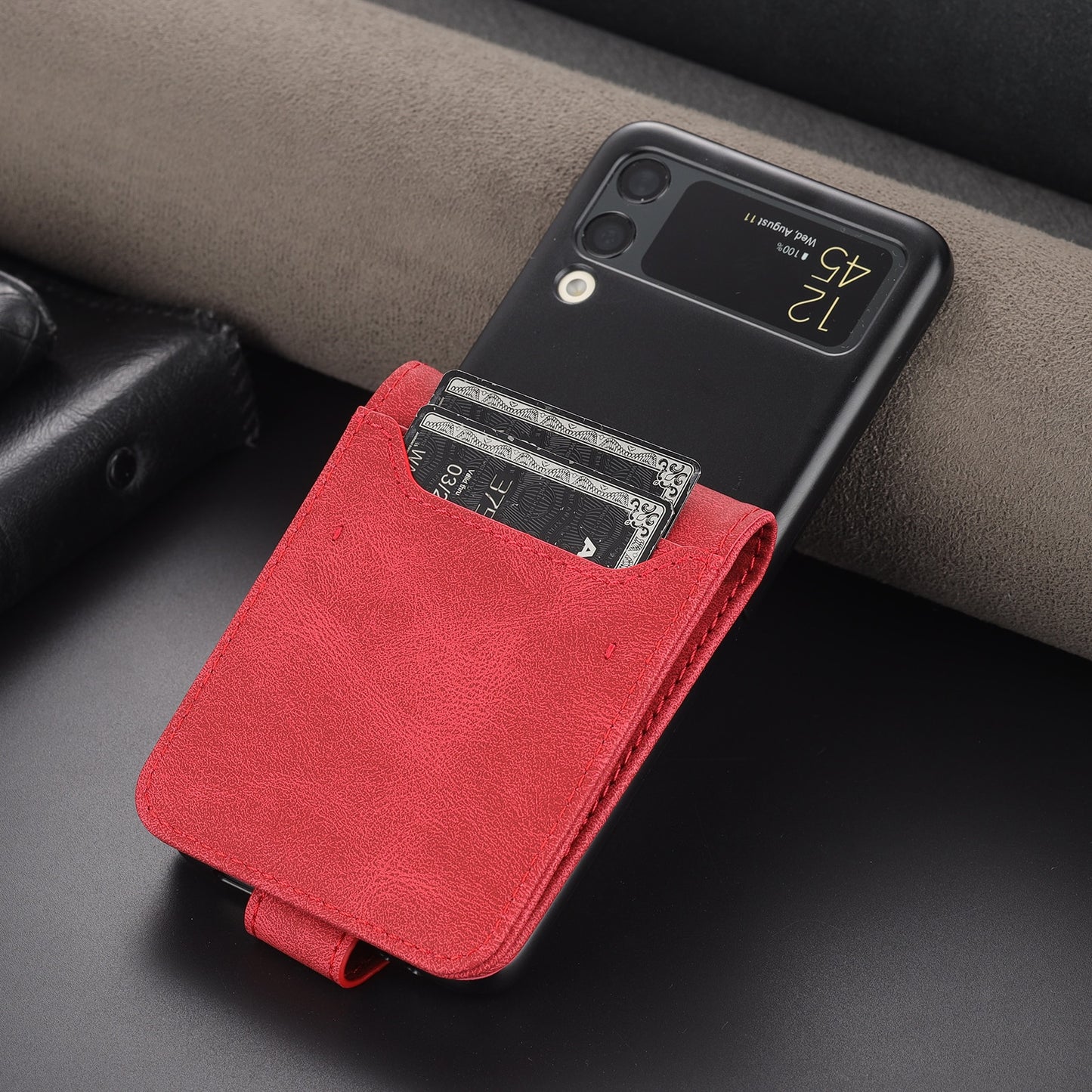 Samsung Z Flip3 4g/5g Card Slot Leather Wallet Case