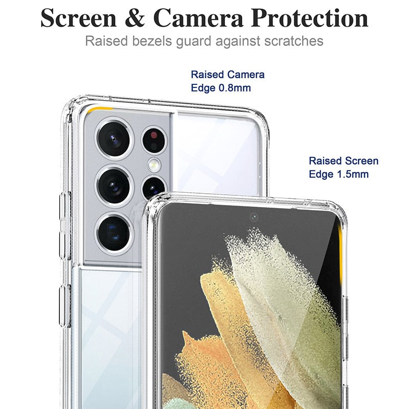 Samsung Galaxy S22 Shockproof Clear Case