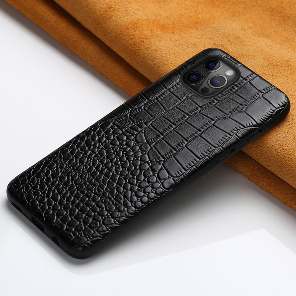 iPhone 12 Series Genuine Leather Case