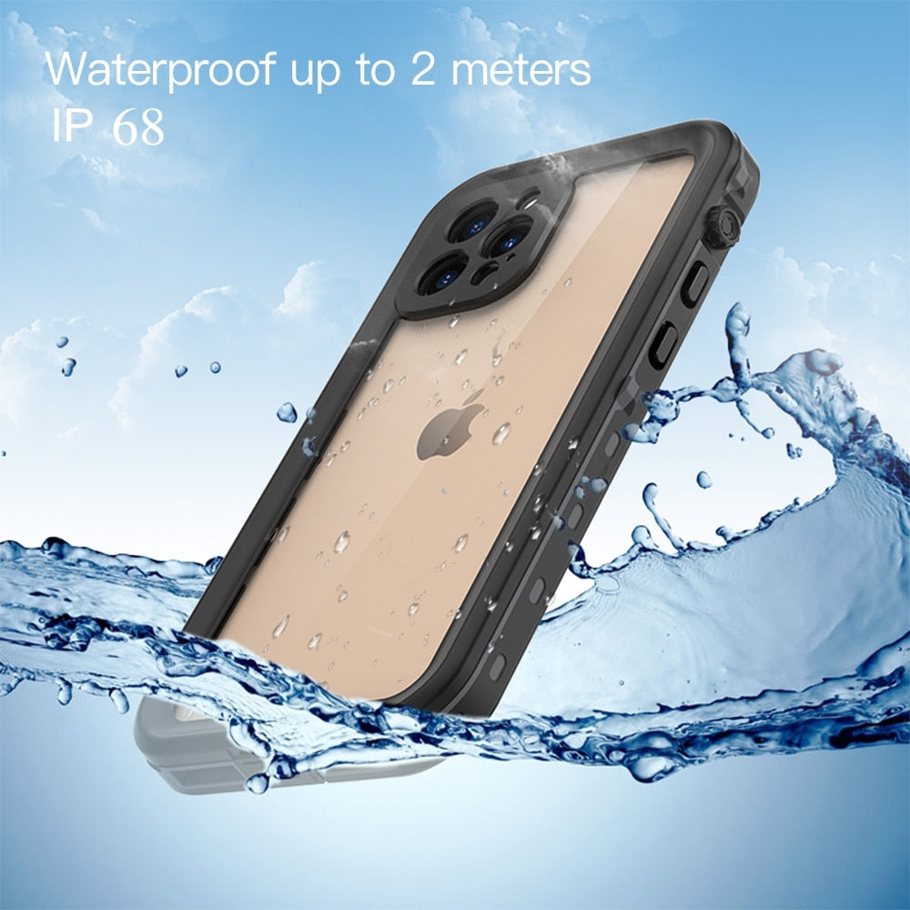 IP68 iPhone Waterproof Protective Case