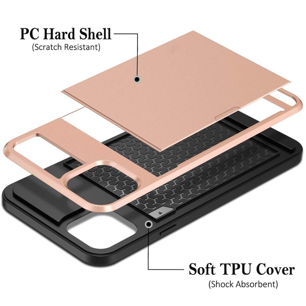 iPhone SE2/SE3/7/8 Series Slide Cardholding Case