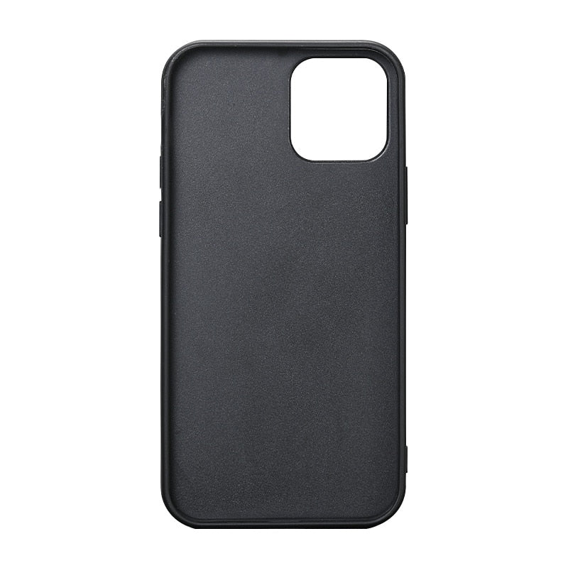 iPhone X Series Genuine Leather Phone Case with Magnetic Bracket