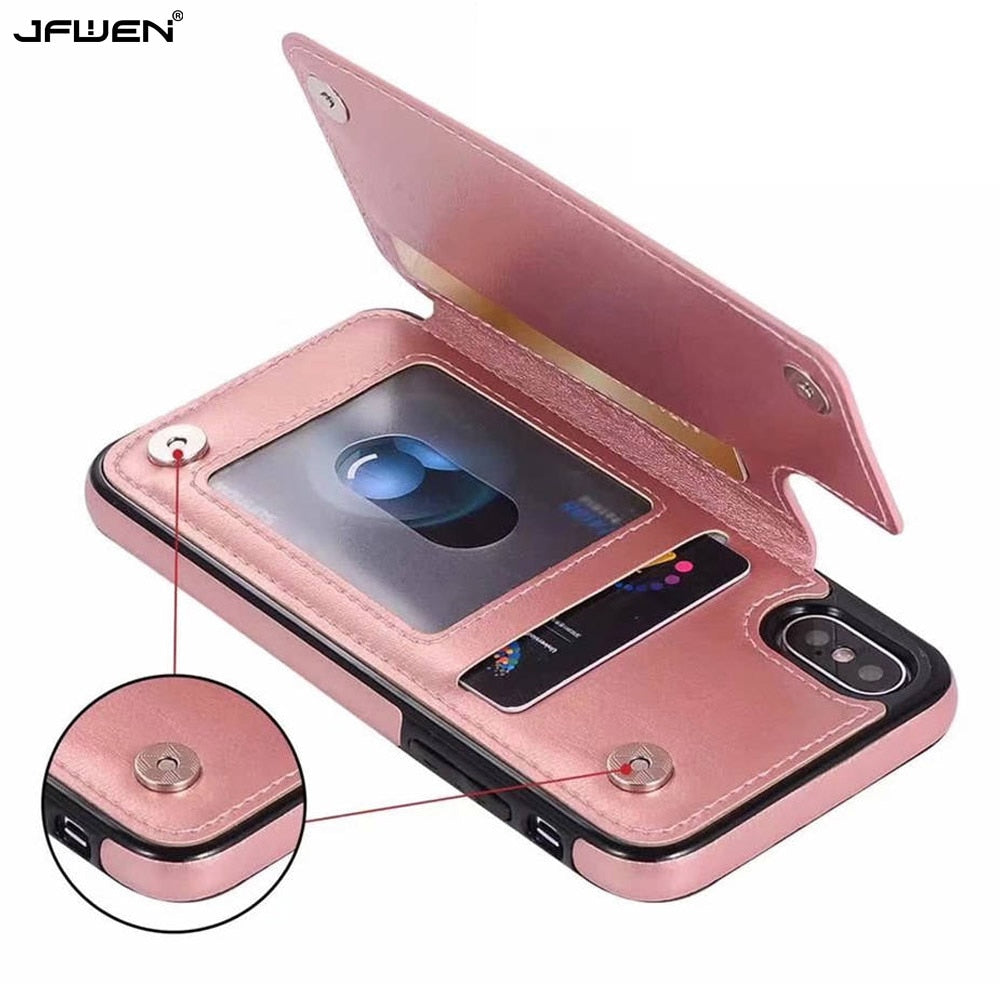 Samsung S22/S21/S20/S10/Note/Plus/Ultra/FE Flip Cardholder Case