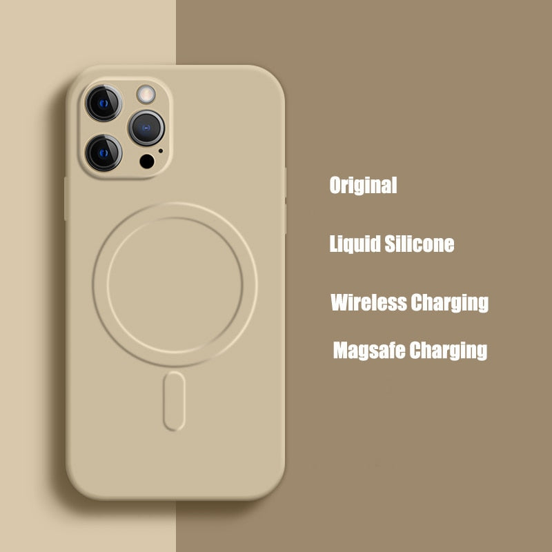 iPhone X Series Liquid Silicone Magsafe Case