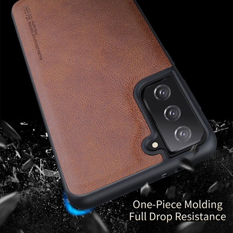 Samsung S21/Plus/Ultra Leather Back Case